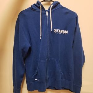 Yamaha one racing royal blue zip up